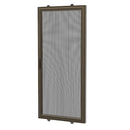Ritescreen 42 in W x 80 in H Sliding  Screen Door, KD.144EXT, Charcoal Fiberglass Mesh, Bronze KD.144EXT